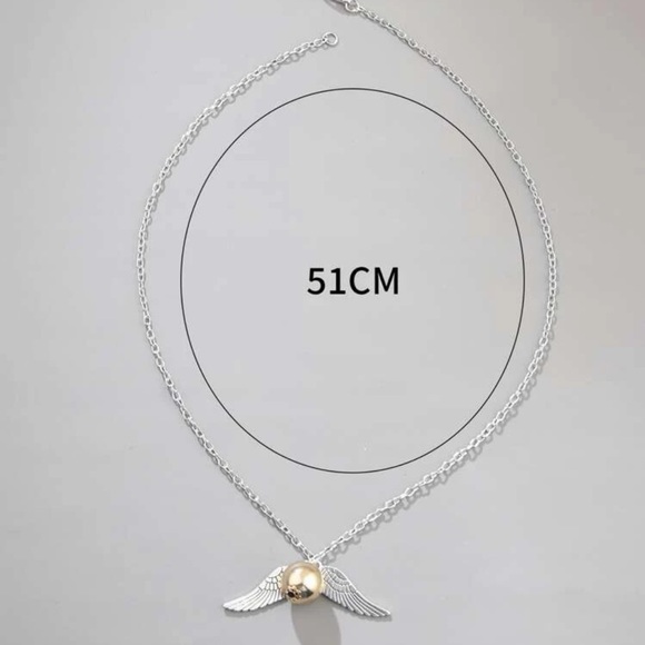 3/$30 ONE LEFT! Harry Potter The Golden Smith Necklace Pendant Cosplay Cute - Picture 3 of 4